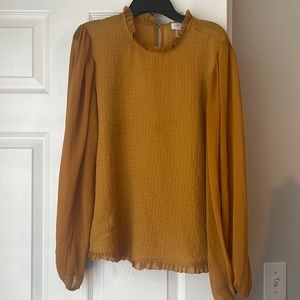 Cupio Mustard colored Long sleeved shirt